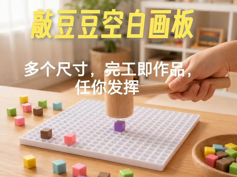 敲豆豆空白画板 适配多种像素画 