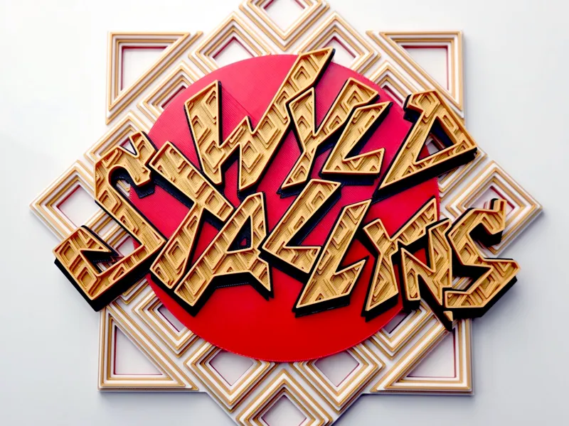 Wyld Stallyns (Bill & Ted) Dimensional Grid Mosaic