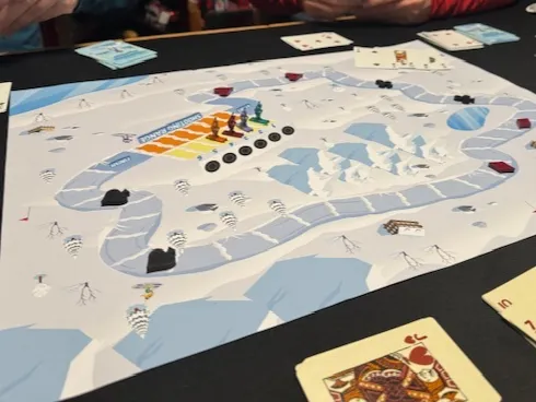 Biathlon Sprint Tokens and Meeples