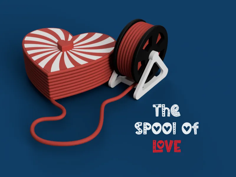 The Spool Of Love Heart Box