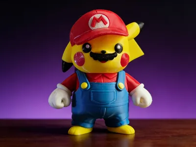 Cute Mario Pikachu (multi-part, no AMS)