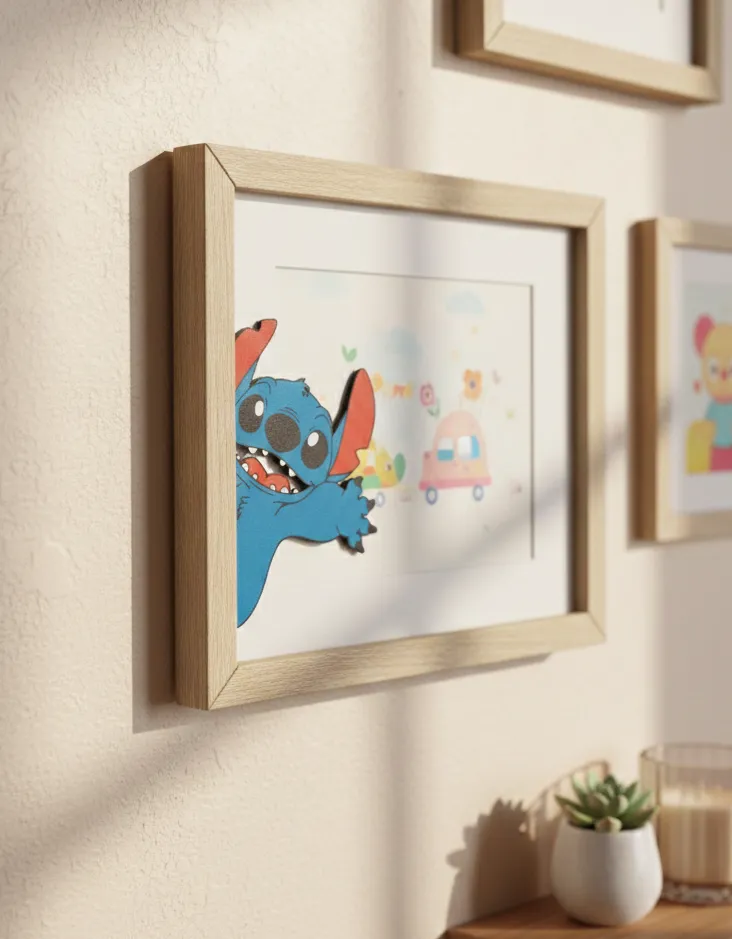 lilo a stitch 2D decor - Free 3D Print Model - MakerWorld