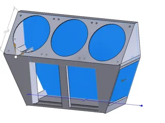 Airfilter 3x120 fan, 4xPM1220 filter