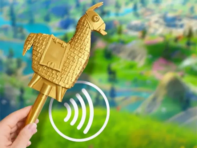 Fortnite golden loot llama tap to pat wand magic