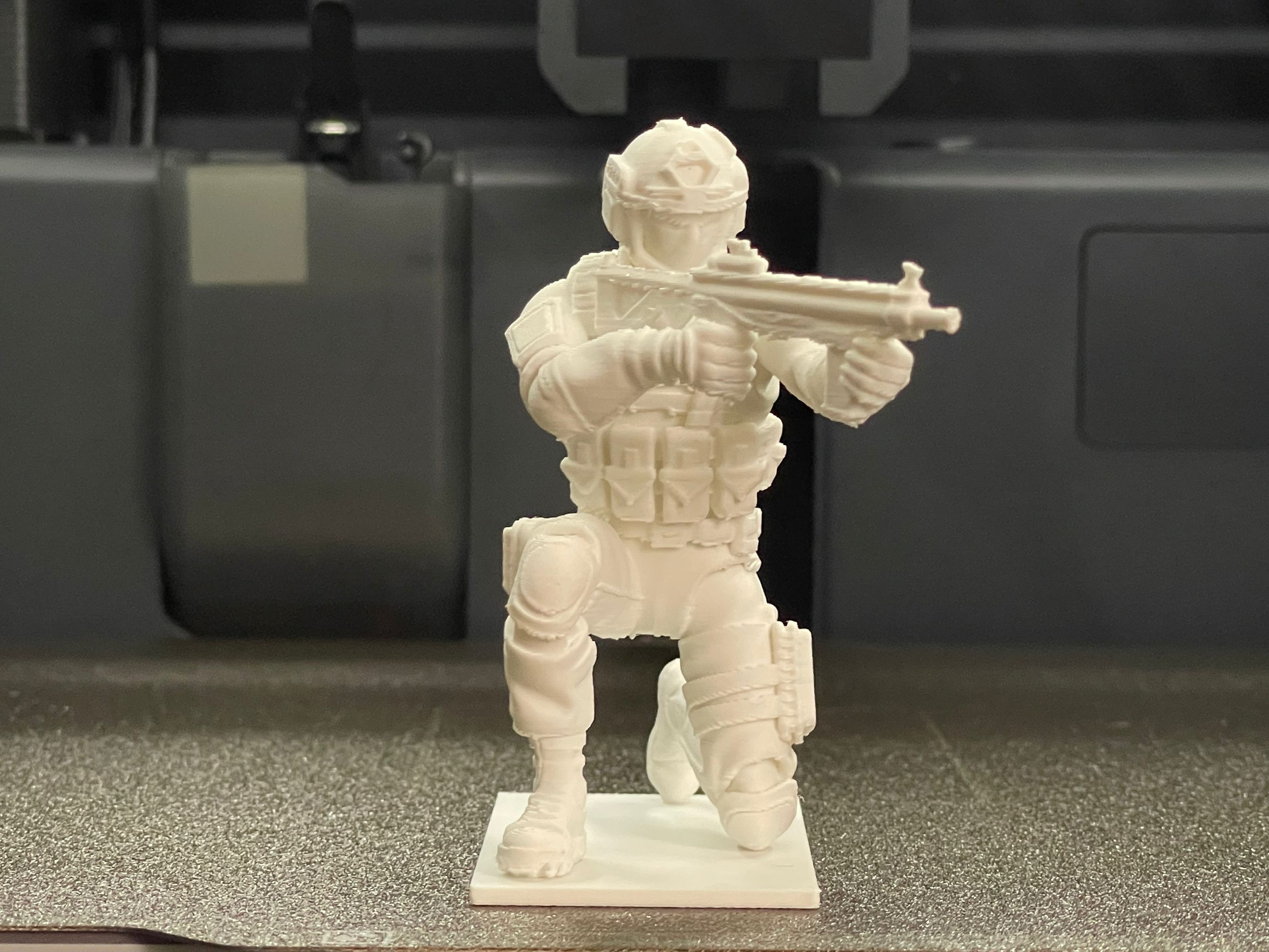 Miniatura 1 do modelo 3D 士兵 特种部队 兵人 摆件 模型 