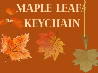Maple Leaf Keychain