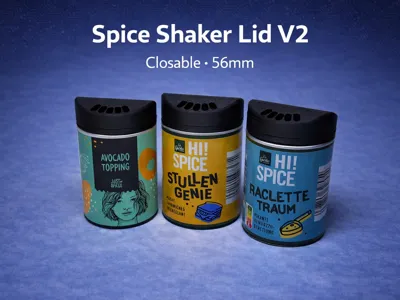 Spice Shaker Lid 56mm Closable Version
