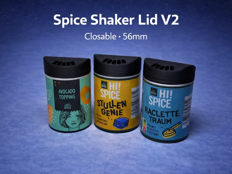 Spice Shaker Lid 56mm Closable Version