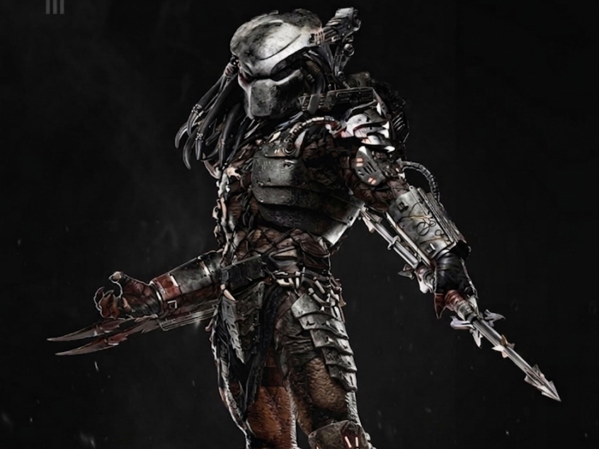 Sci-Fi Bio-Hunter Statue