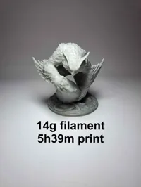 Less time & filament, 0.2noz, 0.08mm layer, 2 walls, 5% fill