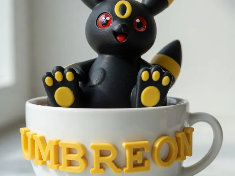 Shiney Umbreon in Teacup
