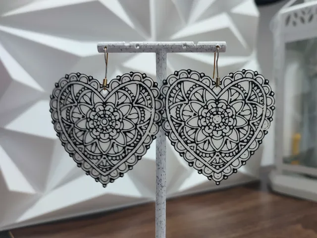 Aretes Encaje de Amor Eterno