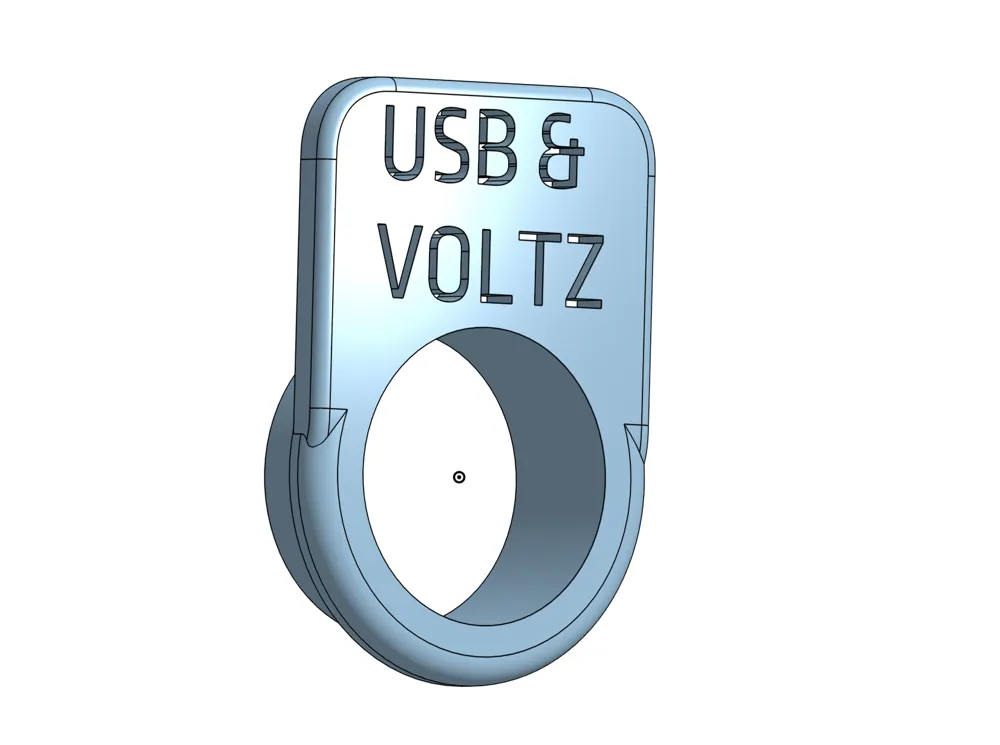 ON/OFF round rocker switch surround - Free 3D Print Model - MakerWorld
