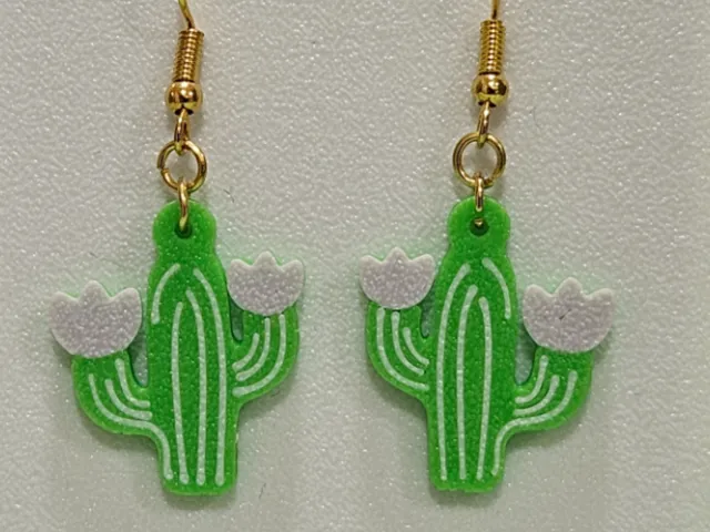 Kawaii Cactus Earrings