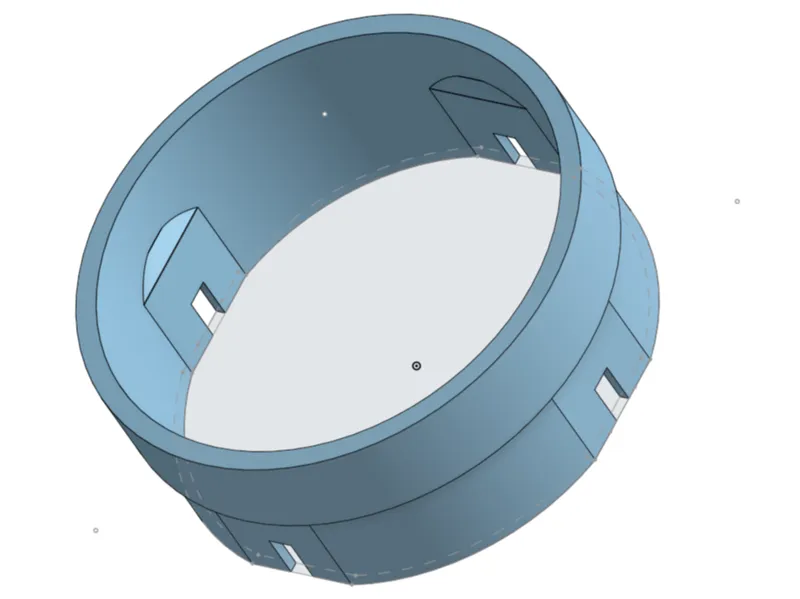 Lunos e2 Adapter Klimaanlage Abluftschlauch 150mm