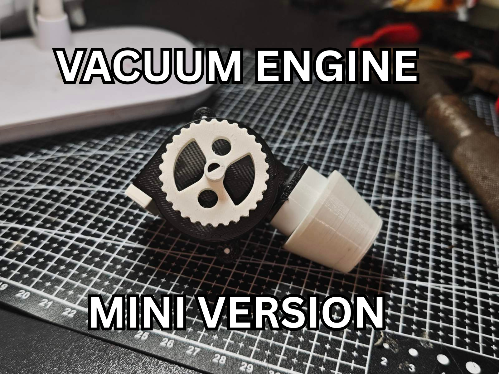 Vacuum engine v.MINI 32k RPM