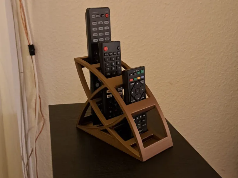 Remote Control Printable Remote control holder - Free 3D Print Model - MakerWorld