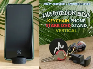 MicroDock EDC Keychain Stabilized Stand Phone