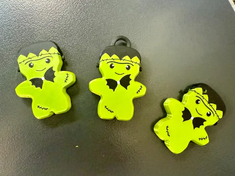 Frankenstein Gingerbread Key Chain and Toy