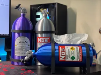 NOS Bottle Tissue Box