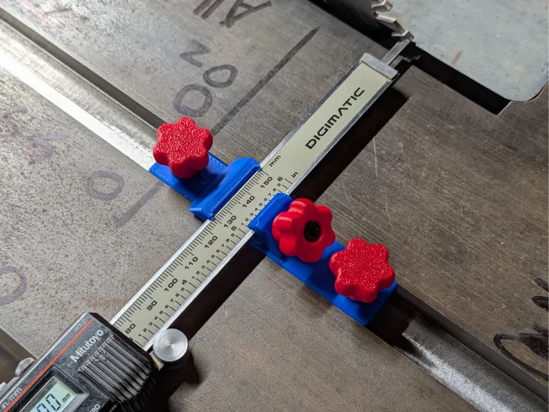 Miter Slot Alignment Caliper Mount TableSaw Router