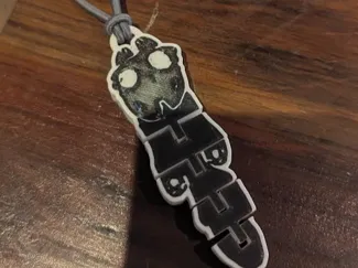 Cute Chibi Kitty Cat Keychain Flexi