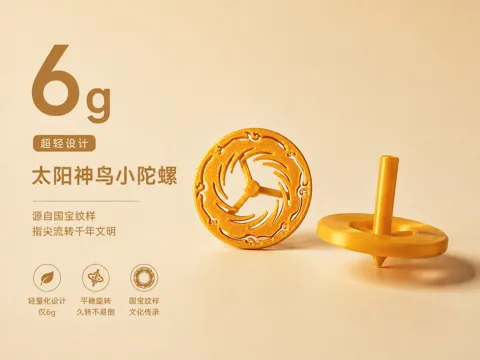 Modelo para impresión 3D: 太阳神鸟 小陀螺 — referencia de MakerWorld