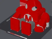 Figurine robot mascotte — photo 1
