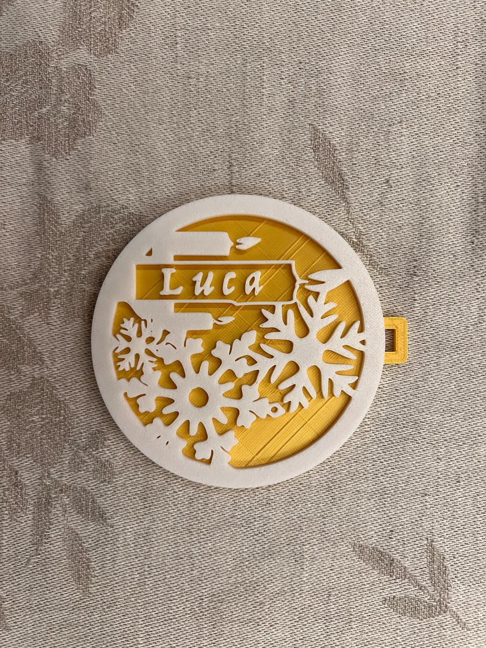 Christmas Customisable Ball by Luca Maker Lab - MakerWorld