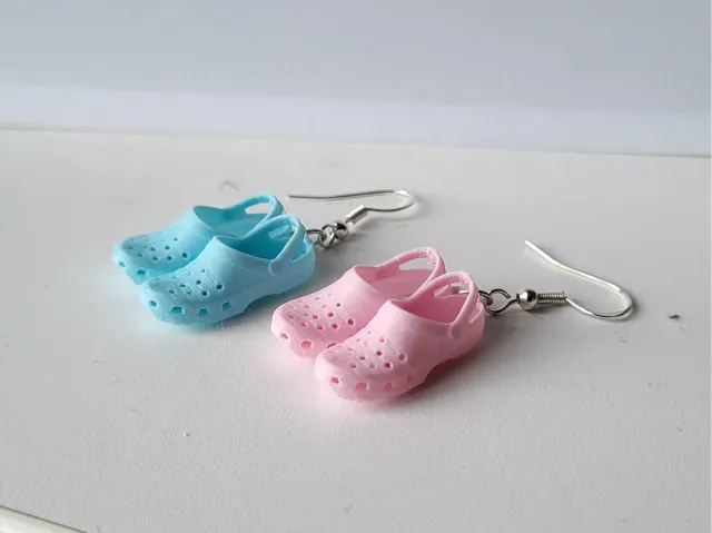 crocs summer earrings