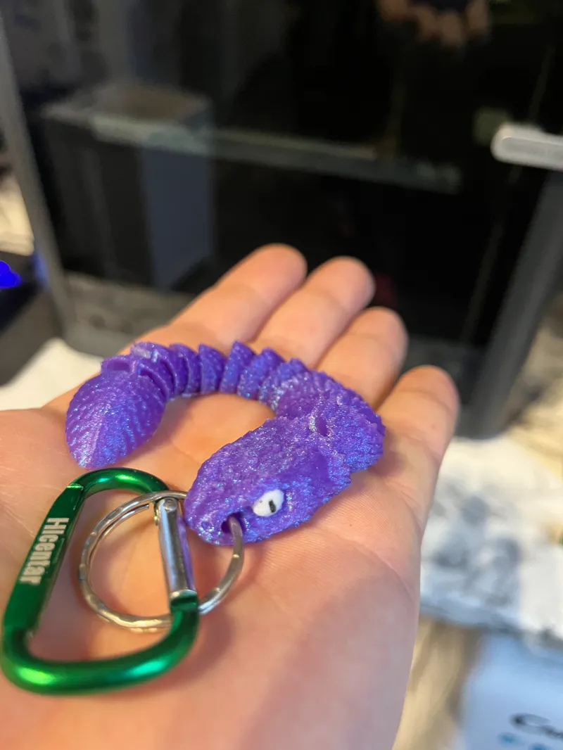 baby viper keychain 