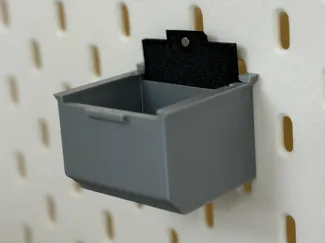 IKEA Skadis Storage Box with Magnetic Closure