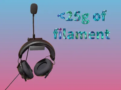 A Simple Easy & Headphone Stand