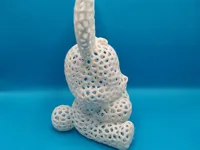 Lapin voronoï — figurine ajourée — photo 4