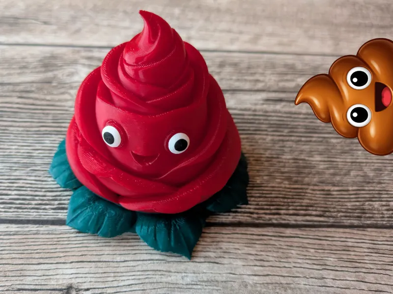 Valentine Poop - An Icon, Rewritten in Love