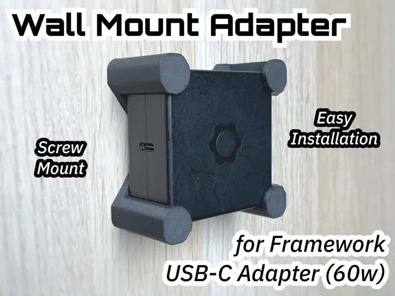 Framework Power Adapter (60W) Wall Mount