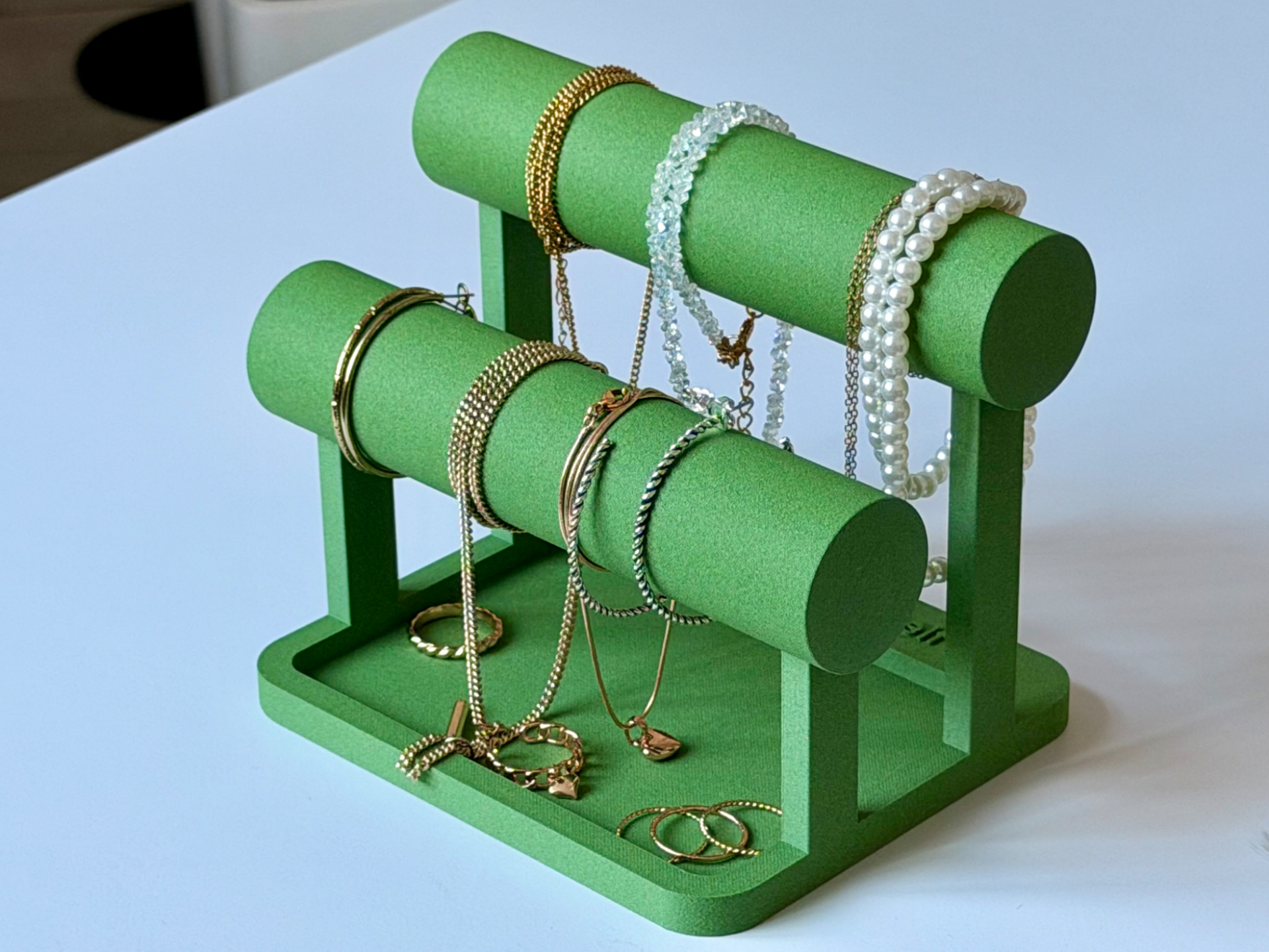 Jewelry Organizer Stand with Tray Bracelet Holder