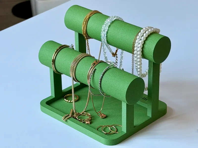 Jewelry Organizer Stand with Tray Bracelet Holder