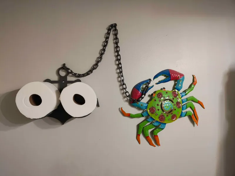 Anchor Nautical Theme Toilet Paper Holder