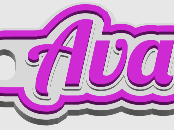 Portachiavi Ava 2 Colori AMS