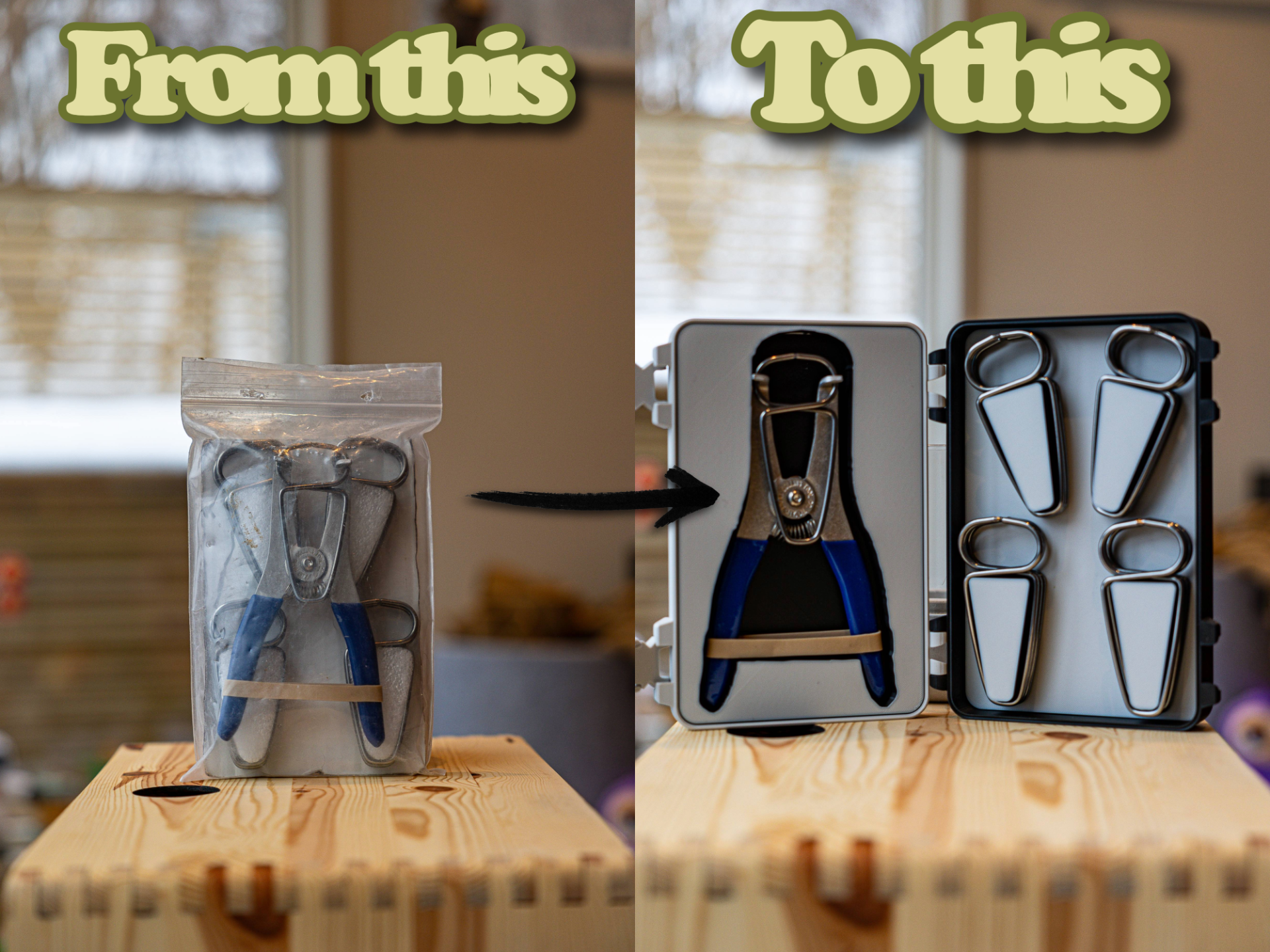 Collins Tool Miter Clamp storage box