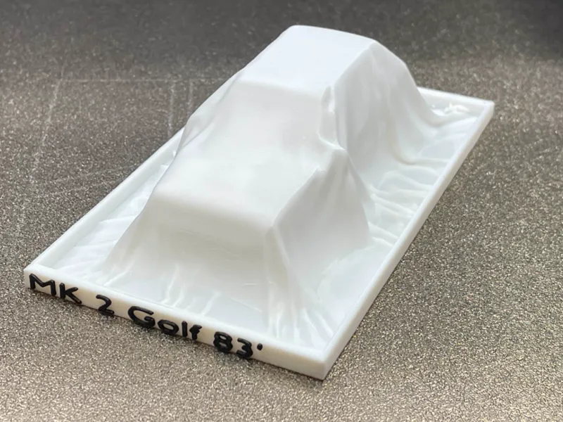Volkswagen golf mk2 under cloth sim
