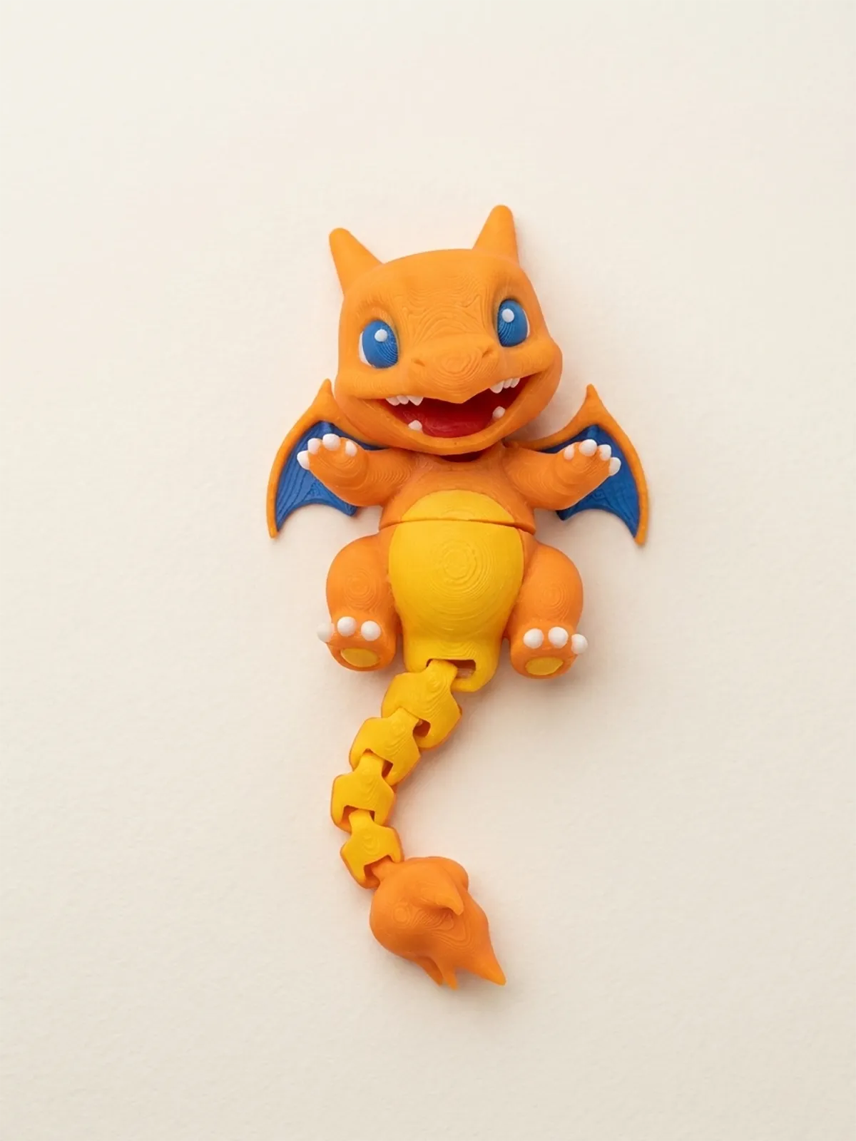 Articulated Charizard Dragon Keychain view 4