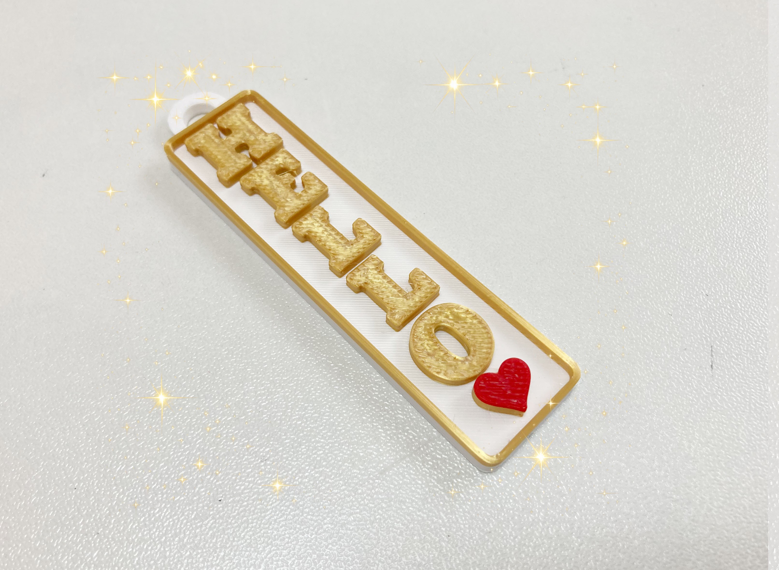 Miniatura 2 do modelo 3D Vertical Nameplate_Parametric Custom Text_吉田工房