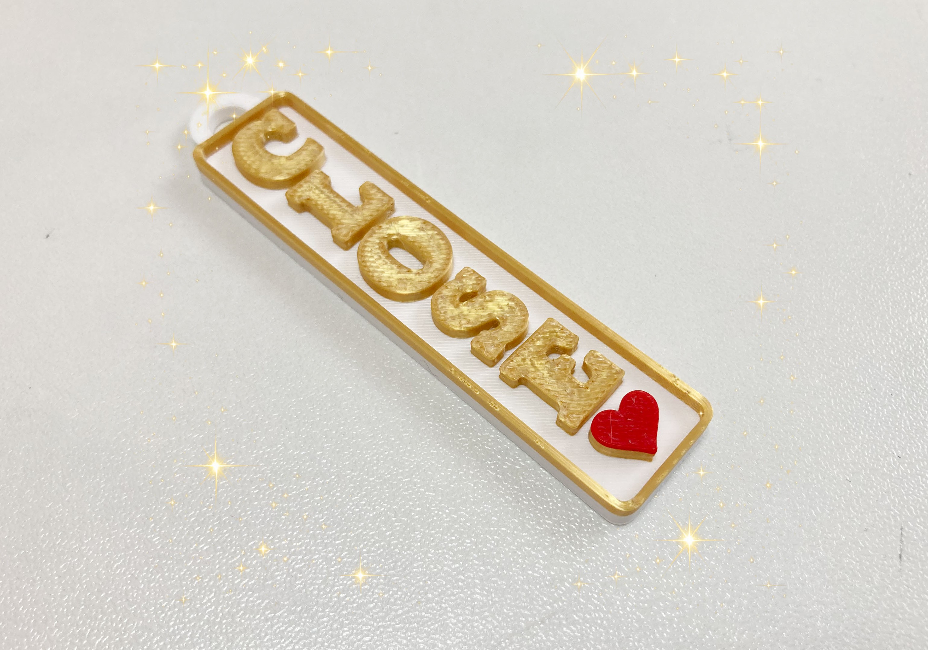 Miniatura 3 do modelo 3D Vertical Nameplate_Parametric Custom Text_吉田工房