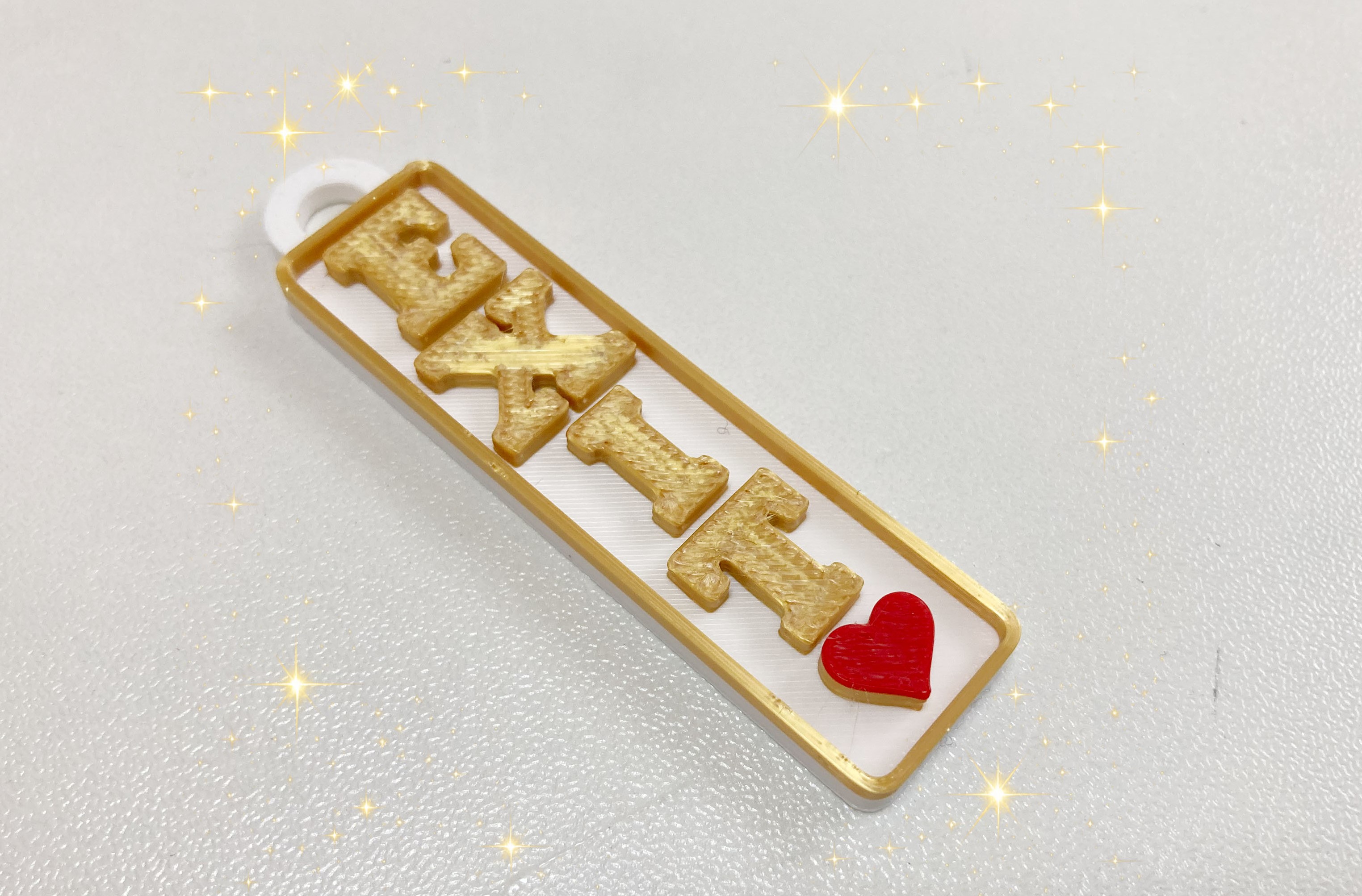 Miniatura 4 do modelo 3D Vertical Nameplate_Parametric Custom Text_吉田工房