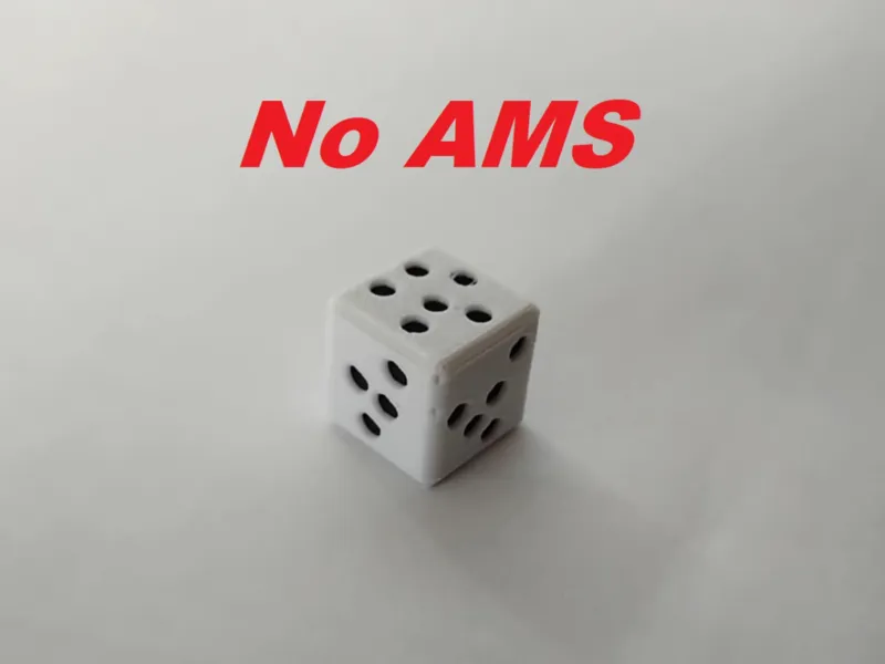 Annoying 6 sided die multicolor (No AMS!)