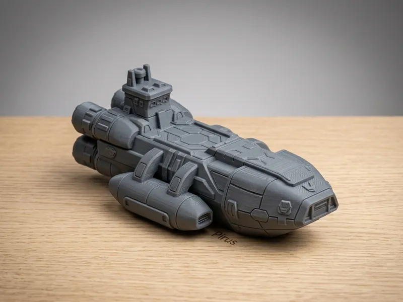 Galactica Benchy – Sci-Fi Spaceship Inspired
