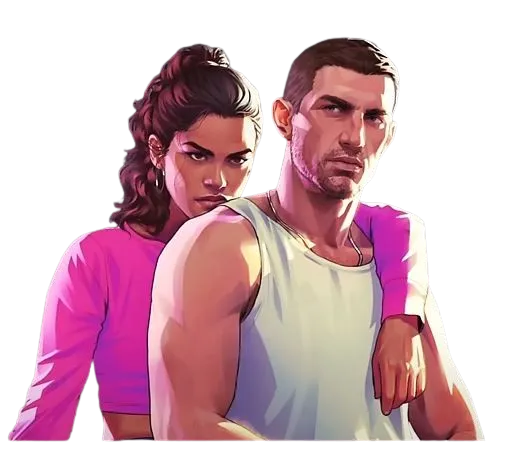 Hueforge GTA 6 Lucia & Jason