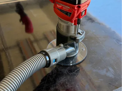 Milwaukee M18 Router Cen-Tec Quick Click Adapter